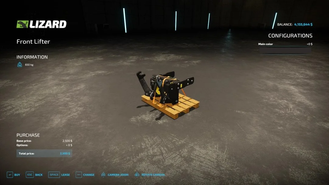 Front lifter v1.0 FS22 FS22 Mod Free Download
