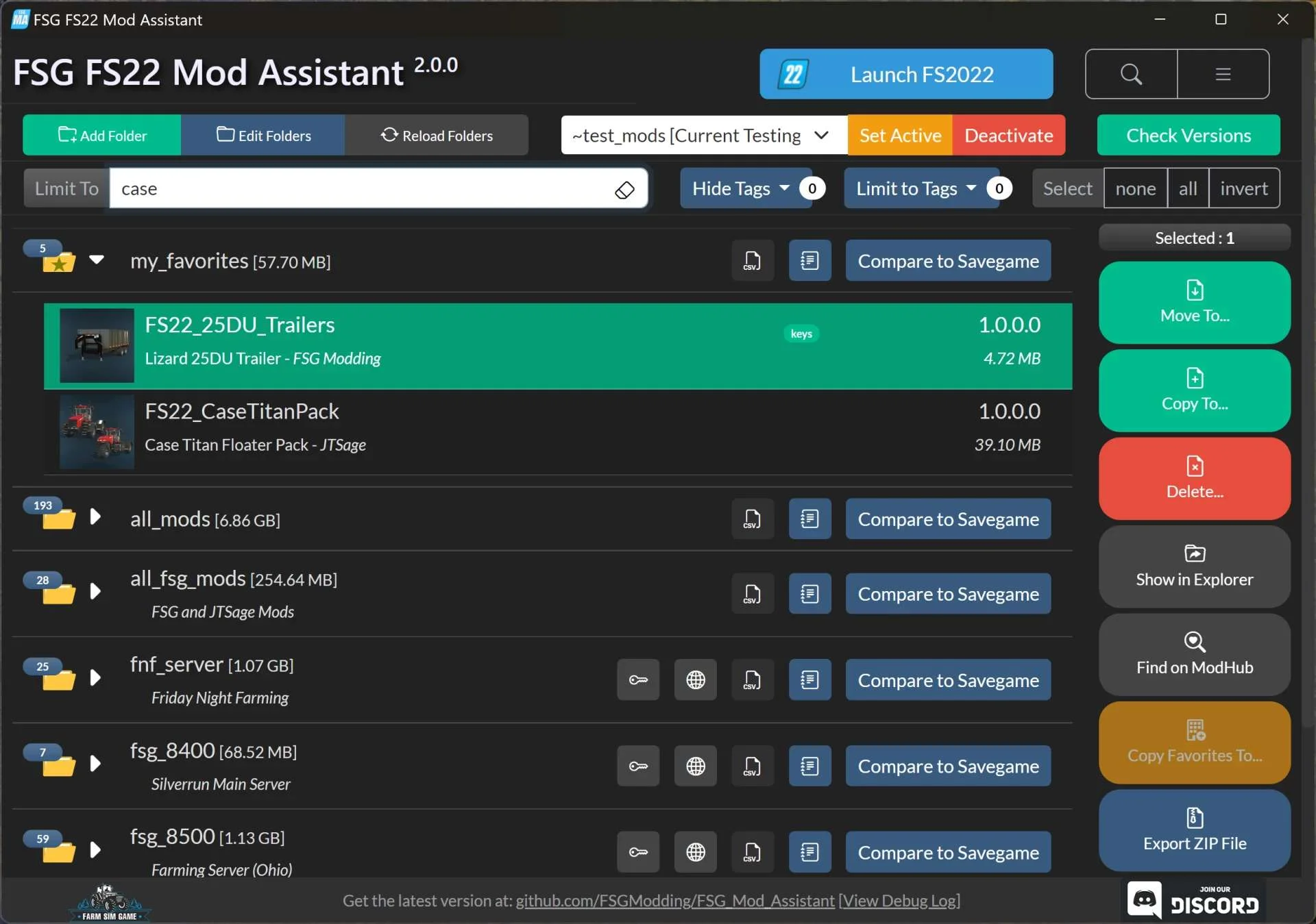 FSG Mod Assistant v1.0 FS22 FS22 Mod Free Download