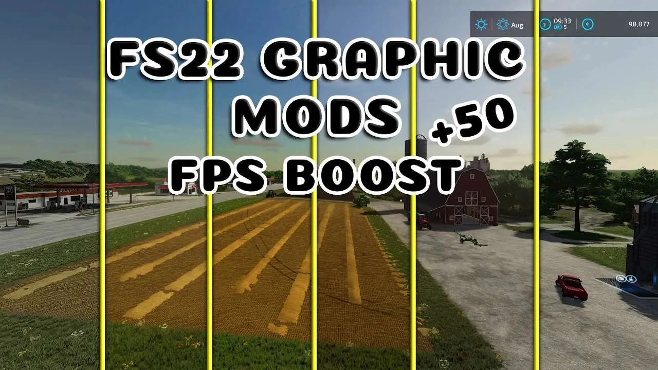 GRAPHIC MOD AND +50FPS BOOST V5 FS22 FS22 Mod Free Download