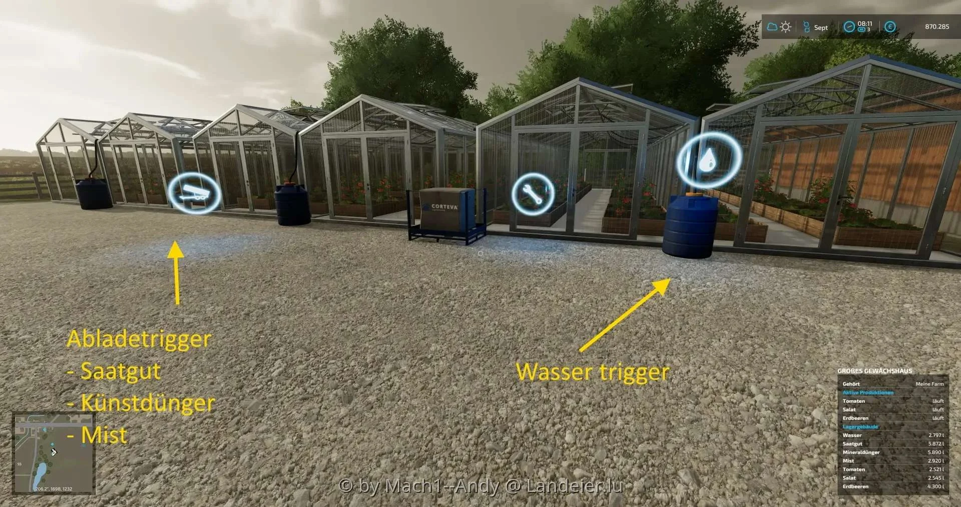 Greenhouse XLarge Revamp Edition v1.0.0.2 FS22 FS22 Mod Free Download