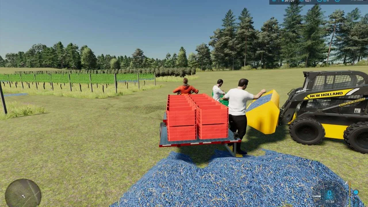 Hand Harvester for grapes and olives v1.0 FS22 FS22 Mod Free Download