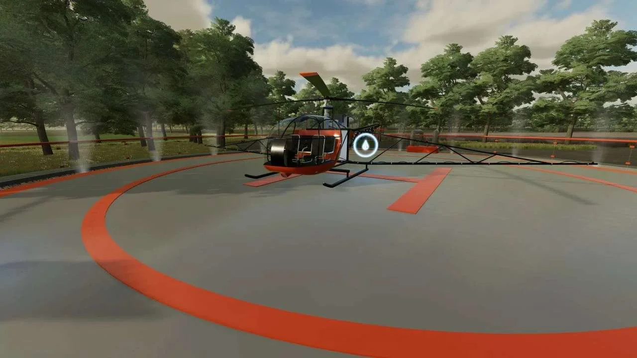 Herbicide helipad BETA v1.0 FS22 FS22 Mod Free Download