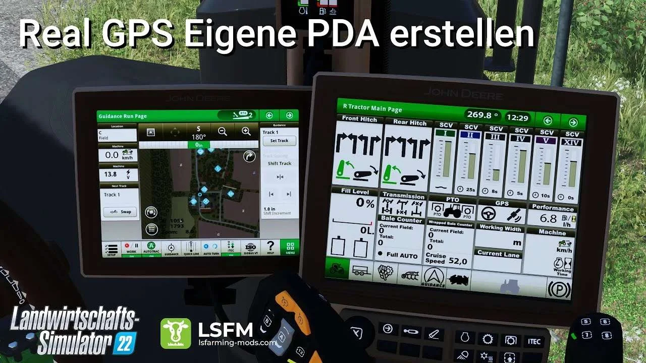Horsch Agrovation PDA for Real GPS Mod v1.0 FS22 FS22 Mod Free Download