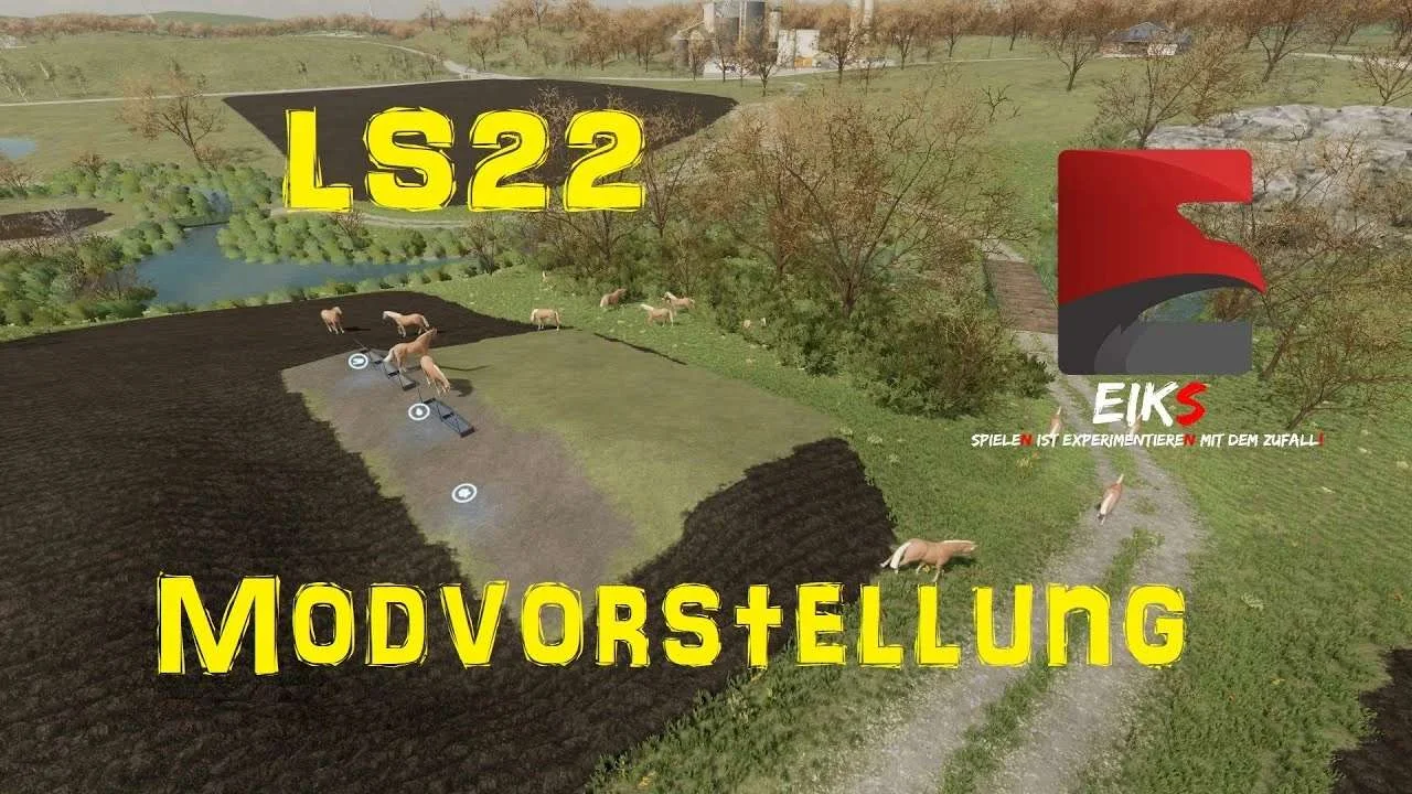 Horses without fence v1.0 FS22 FS22 Mod Free Download