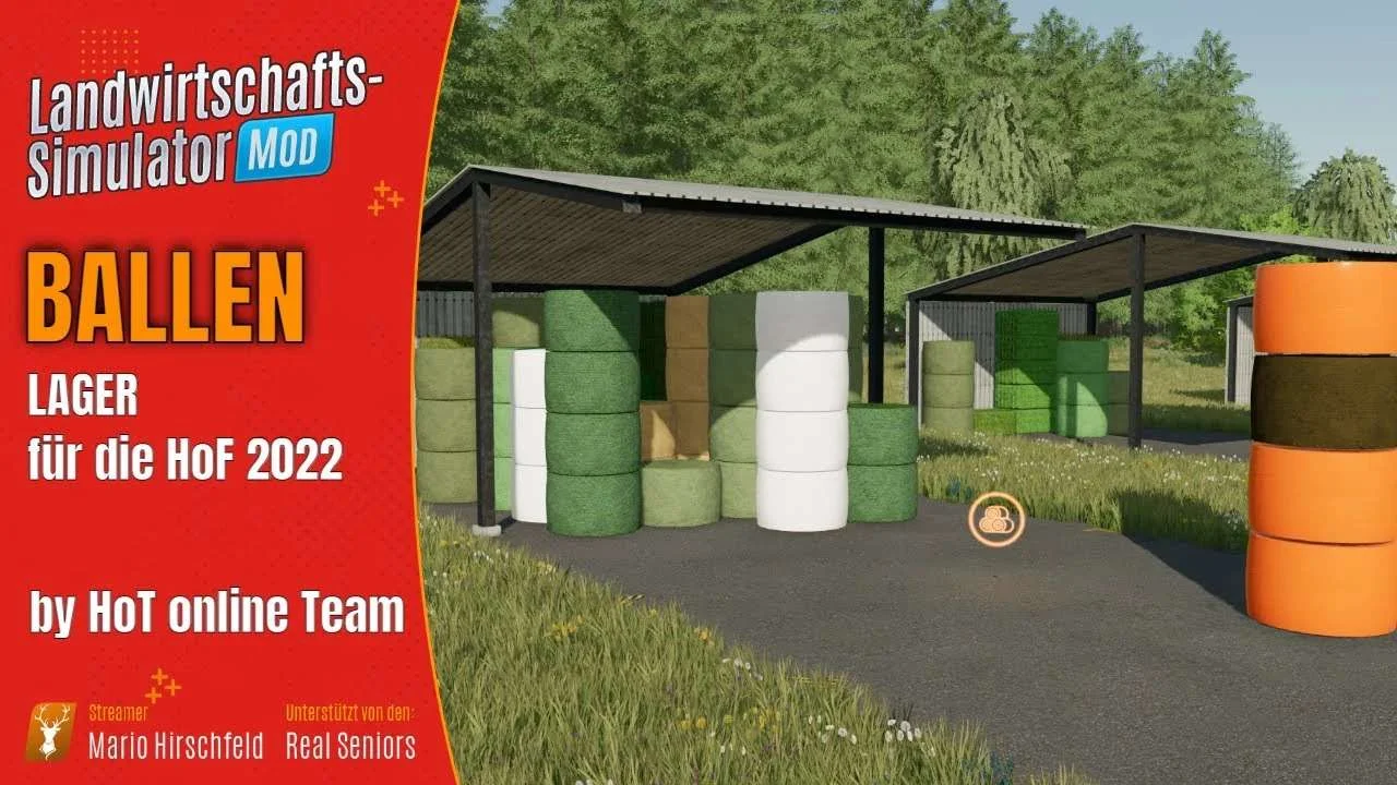 HoT Ballenlager HoF 2022 v1.0.1 FS22 FS22 Mod Free Download