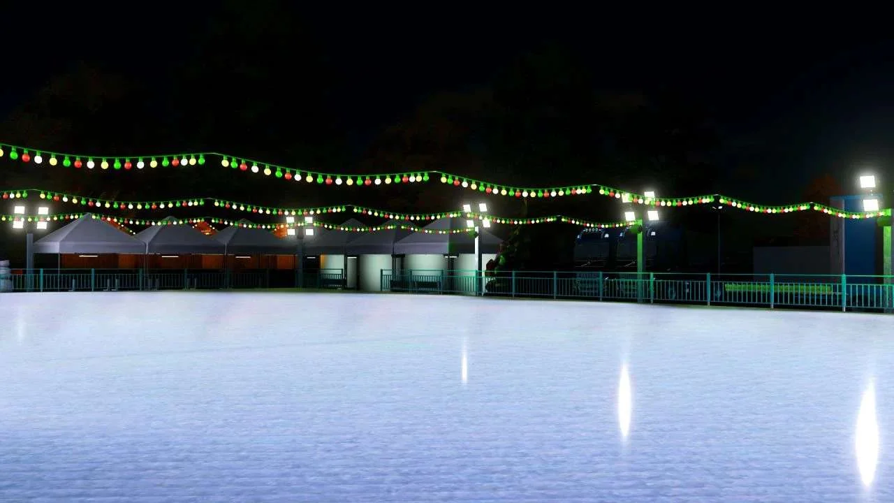 Ice skating rink v1.0 FS22 FS22 Mod Free Download