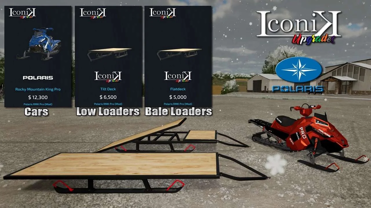 Iconik Polaris RMK v1.0 FS22 FS22 Mod Free Download