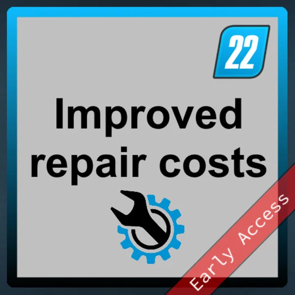 Improved repair costs V0.2 FS22 FS22 Mod Free Download