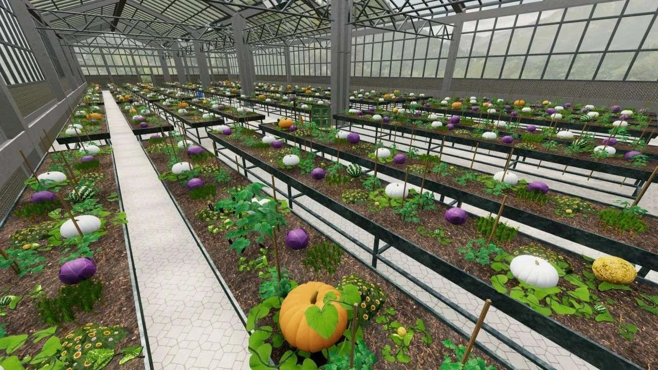 Industrial Greenhouse (Compost Version) v3.2 FS22 FS22 Mod Free Download