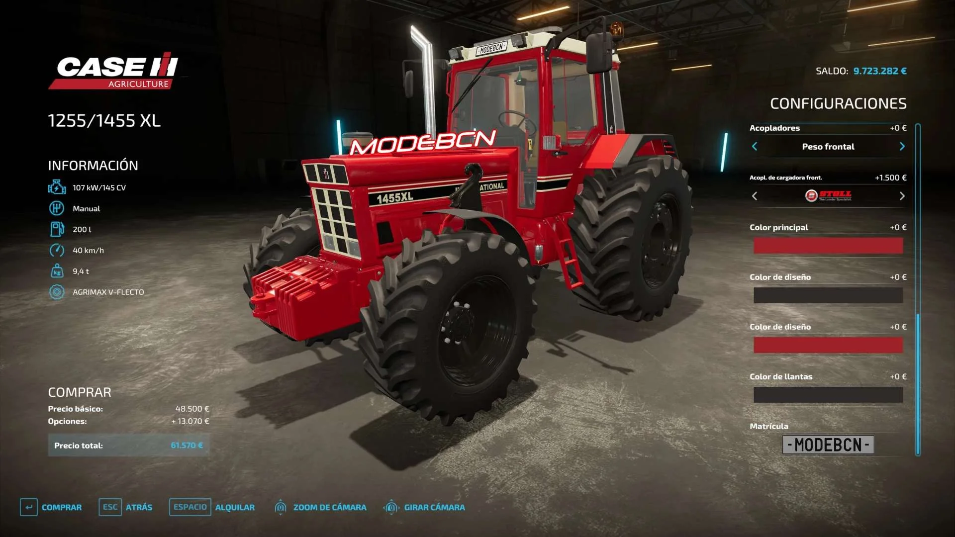 International 1455XL1255 With more colors added v1.0 FS22