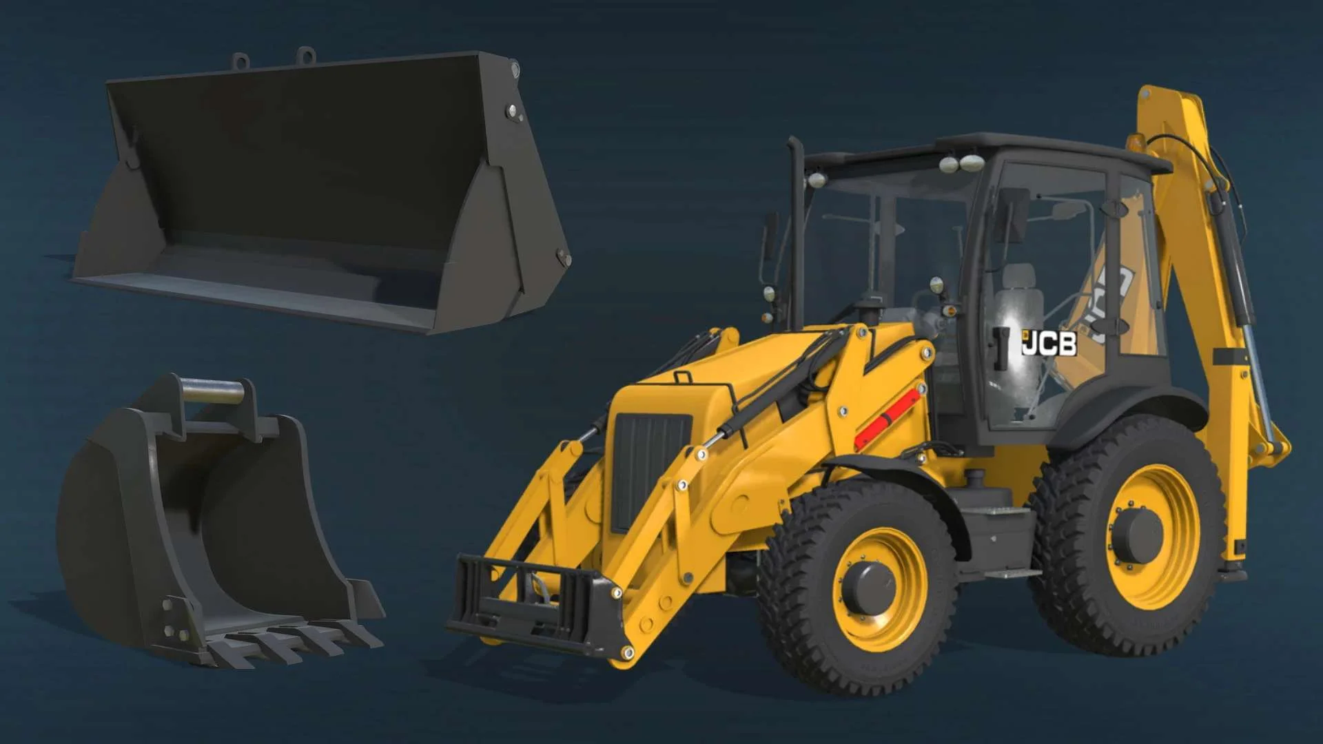 JCB Backhoe Loader v1.0 FS22 FS22 Mod Free Download