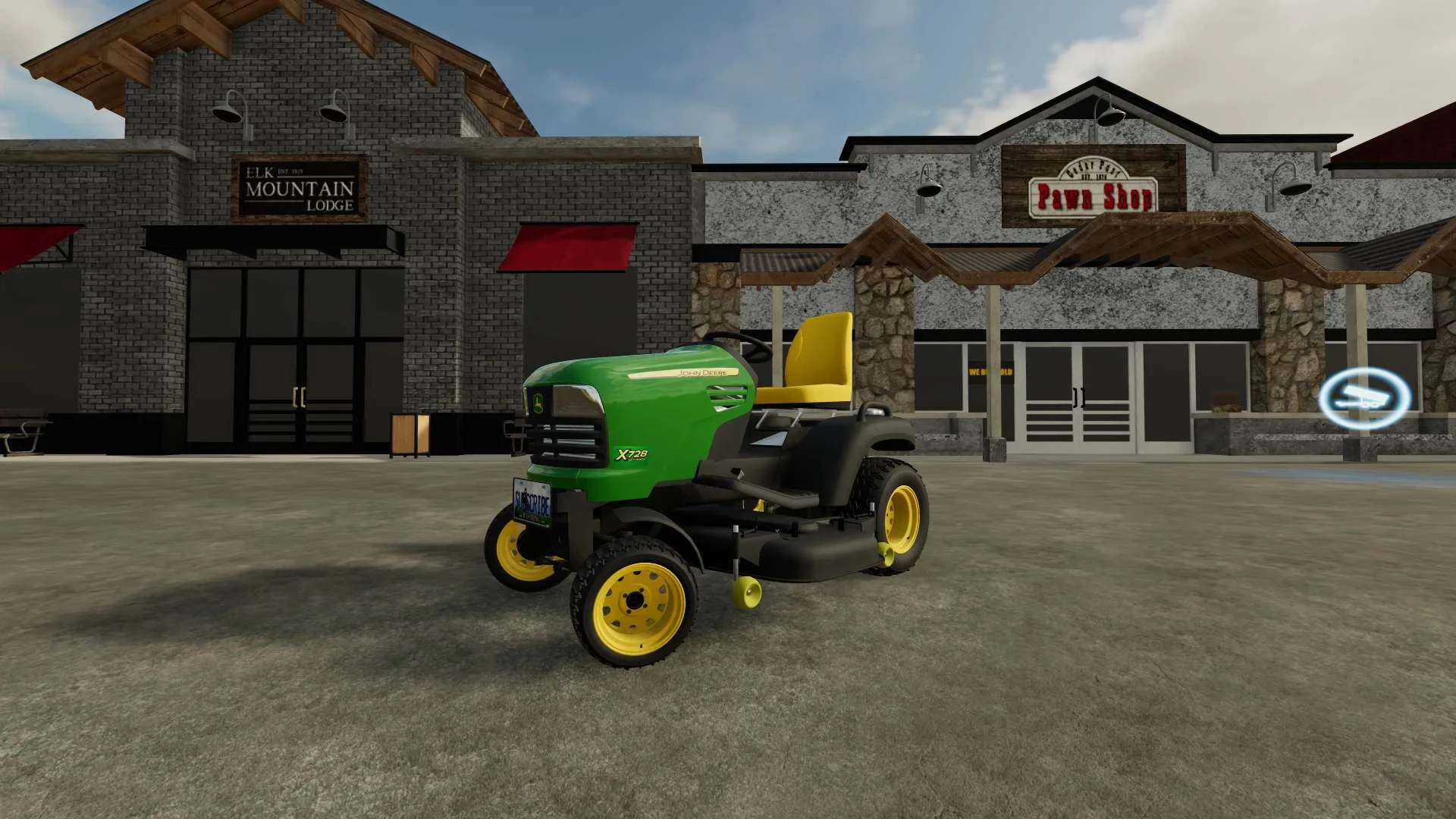 John Deere X728 (reskin) v1.0 FS22 FS22 Mod Free Download