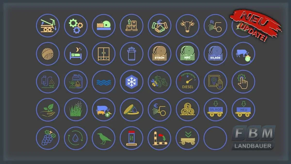 Landbauer Icons Paket v1.1 FS22 FS22 Mod Free Download