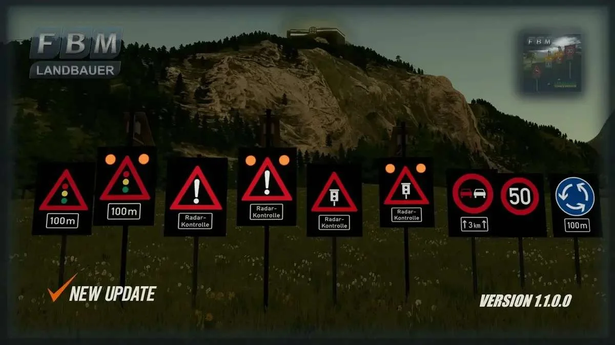 LED Traffic Signs v1.1 FS22