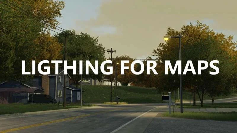 Lighting for Maps v1.0 FS22 FS22 Mod Free Download