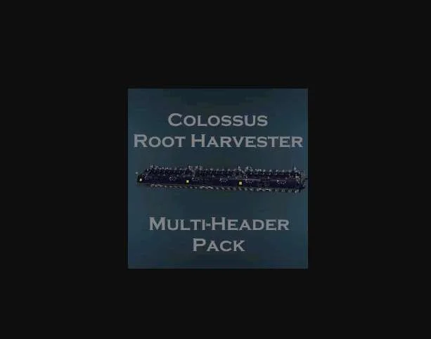 Lizard Colossus Root Harvester Extended Headers v1.0 FS22