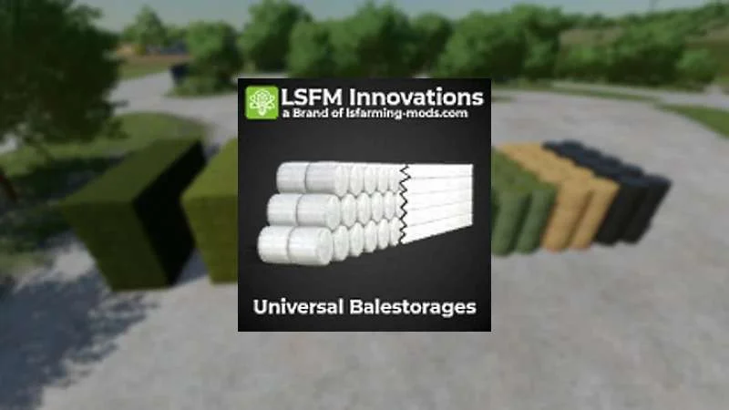 LSFM Universal Bale Storage v1.0.0.2 FS22 FS22 Mod Free Download