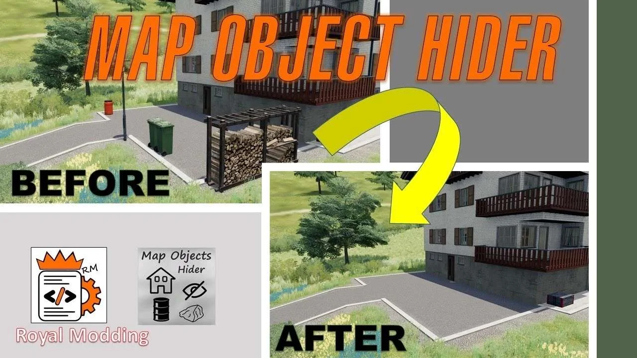 Map Objects Hider v0.3.1 FS22 FS22 Mod Free Download