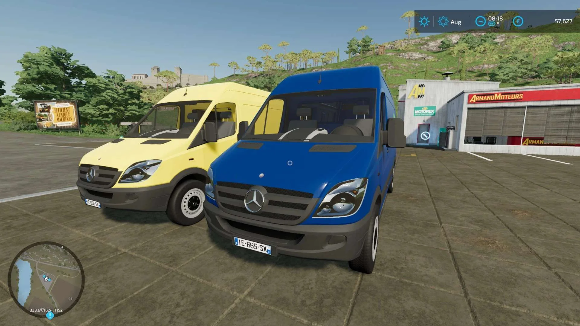 MB Sprinter 3x Service Edition v0.3 FS22 FS22 Mod Free Download