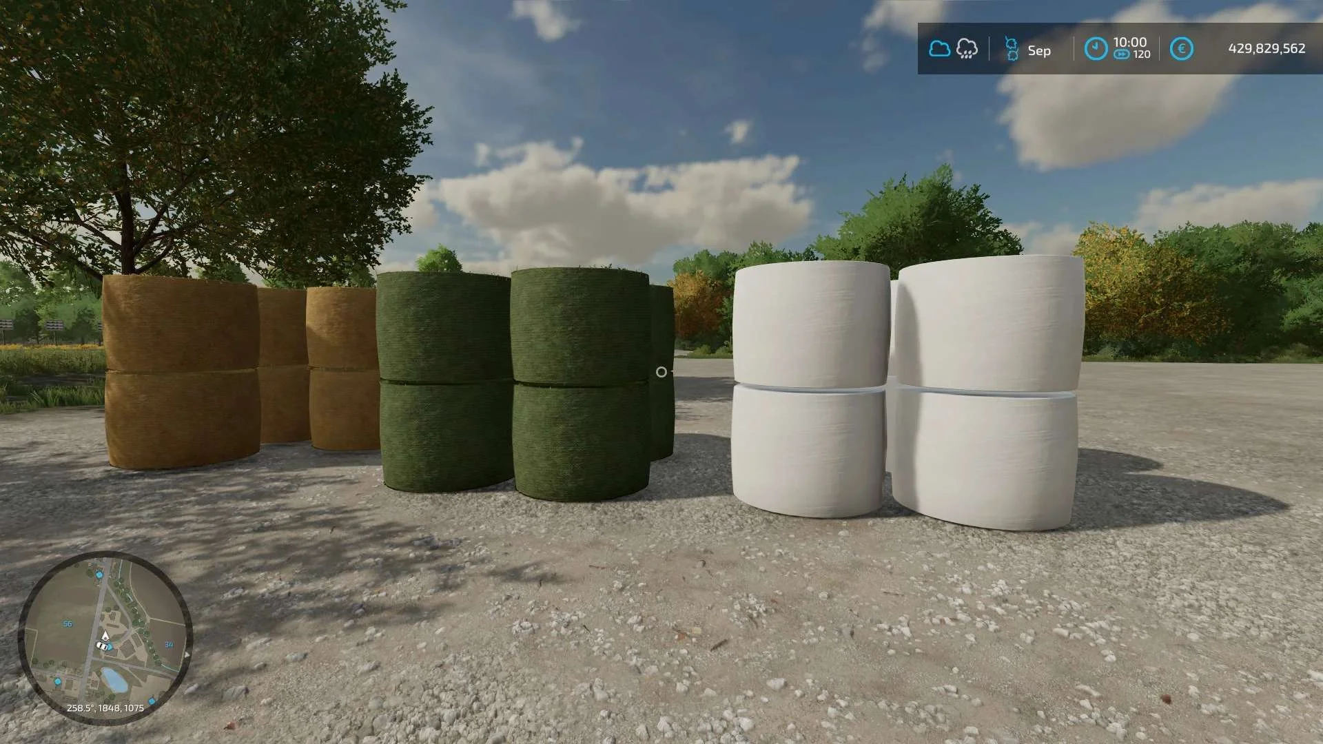 Medium Bales Round Straw, Hay and Silage v1.0 FS22 FS22 Mod Free Download