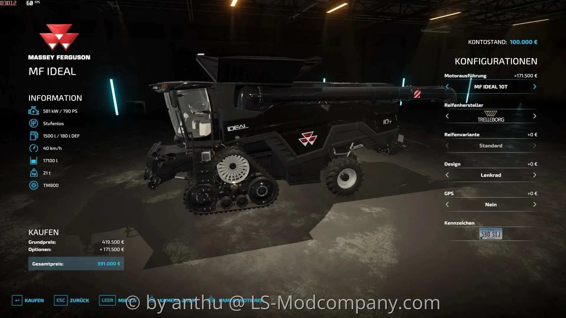 MF IDEAL 10T v1.0 FS22 FS22 Mod Free Download