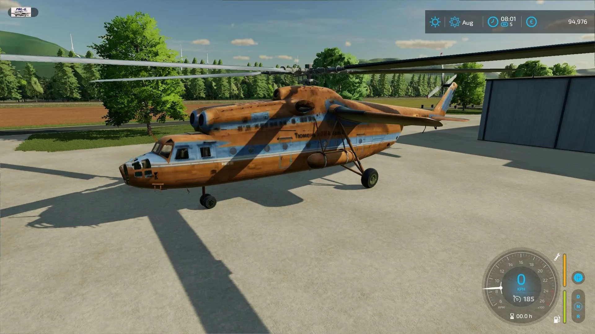 Mi-6A helicopter v1.0 FS22