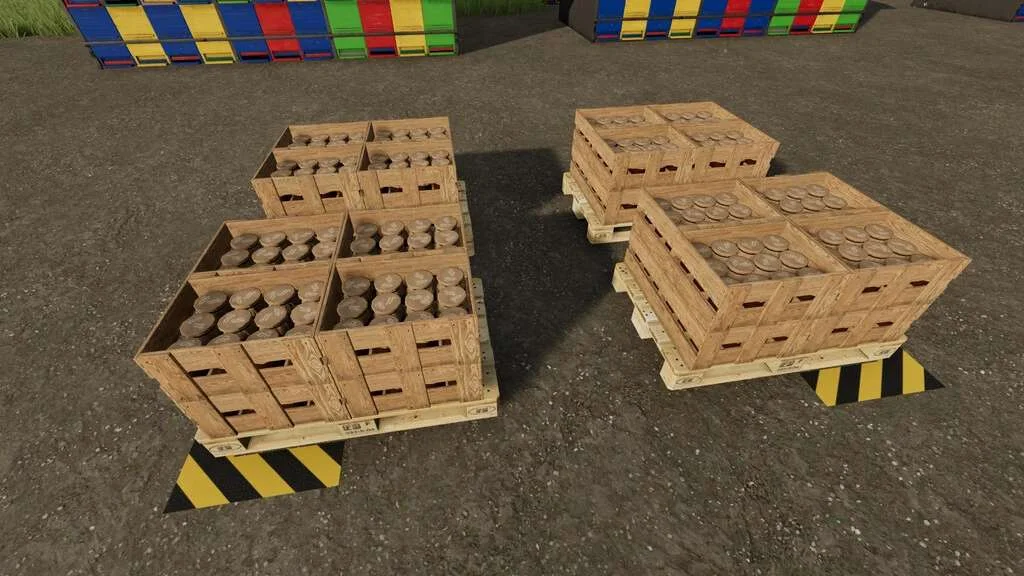 More Honey Pallet Place Options v1.0 FS22 FS22 Mod Free Download