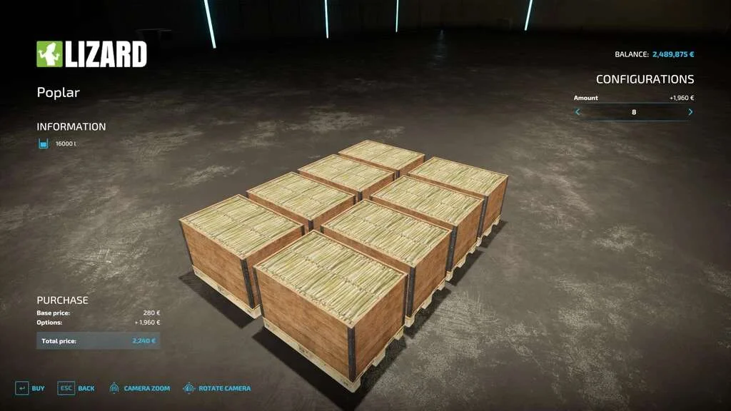 Multi-Purchase Pallet v1.1.1 FS22 FS22 Mod Free Download