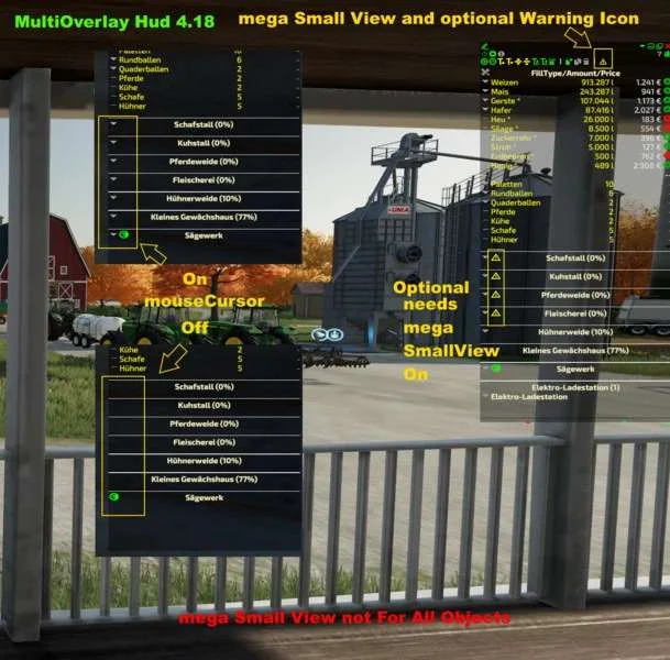 MultiOverlay Hud v4.21Beta FS22 FS22 Mod Free Download