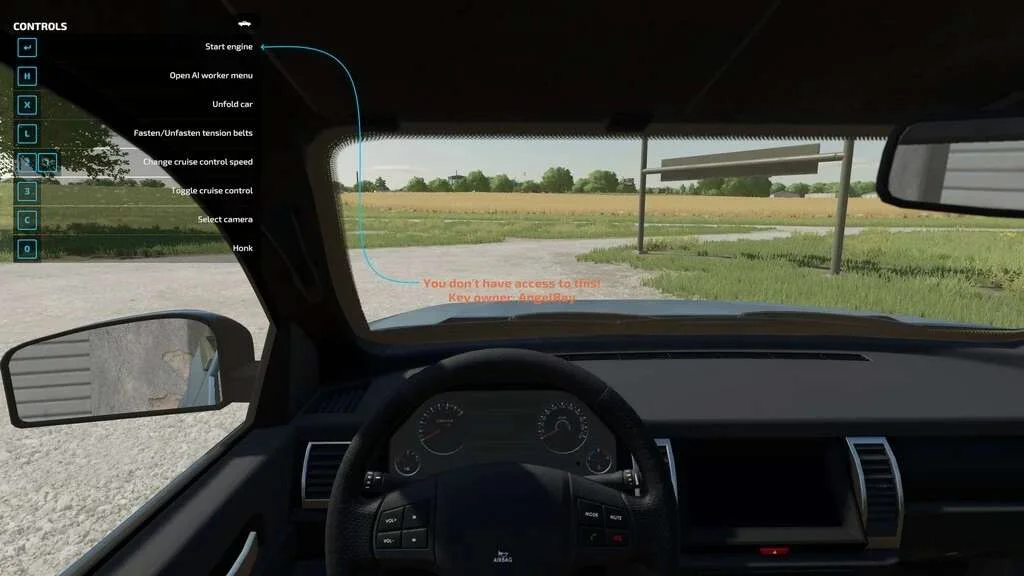 Multiplayer Vehicle Keys v1.0 FS22 FS22 Mod Free Download