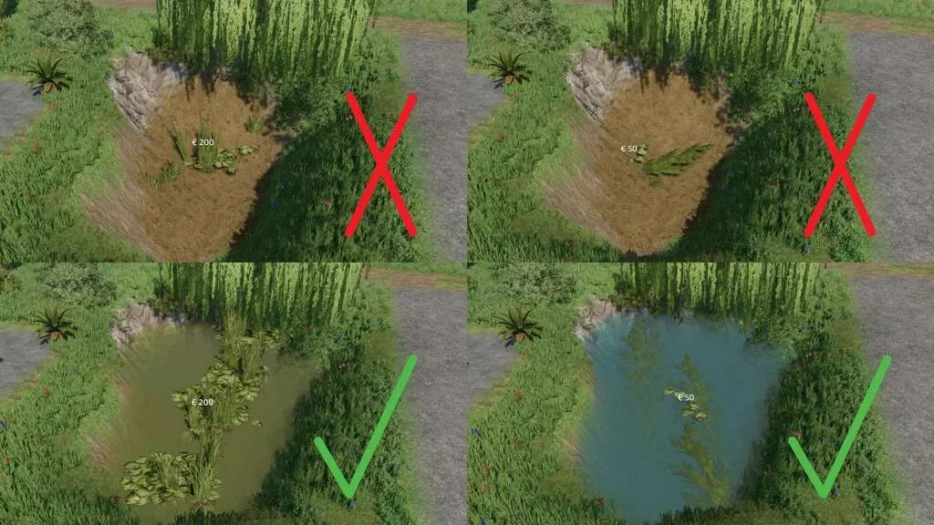 Natural Waterplants v1.0 FS22 FS22 Mod Free Download