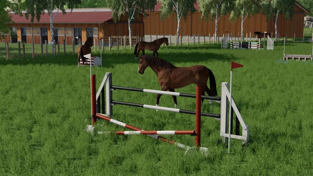 Obstacles Horse Sport (Prefab) v1.0 FS22 FS22 Mod Free Download