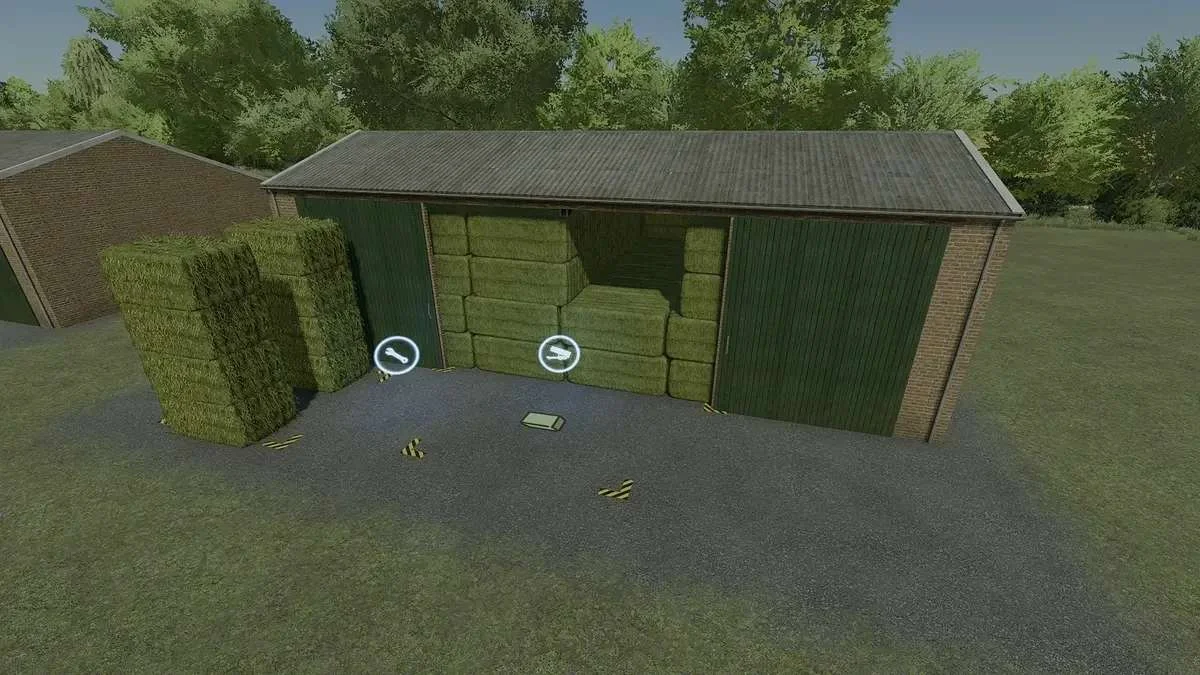 Old Farm Package Bale Storages Extension v0.4 FS22 FS22 Mod Free Download