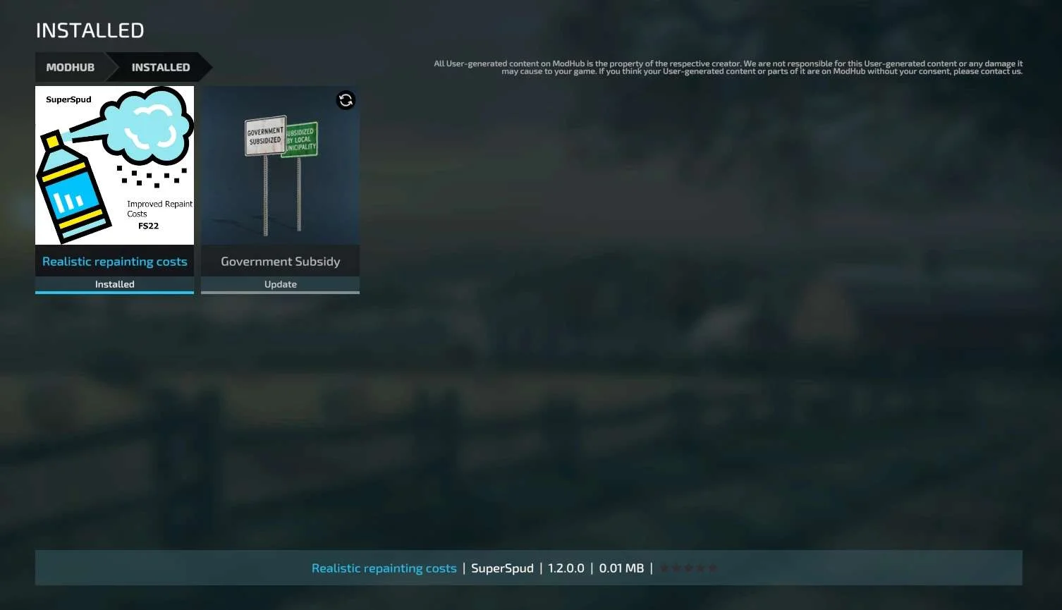 Paint v1.2 FS22 FS22 Mod Free Download