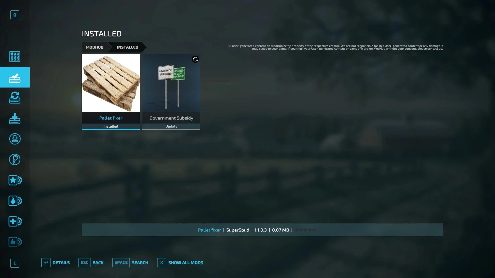 PALLET FIXER V1.0 FS22 FS22 Mod Free Download