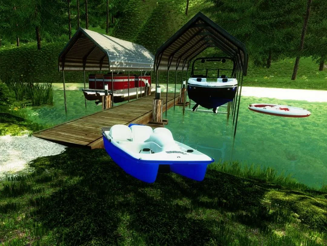 Pedal Boat v1.0 FS22 FS22 Mod Free Download