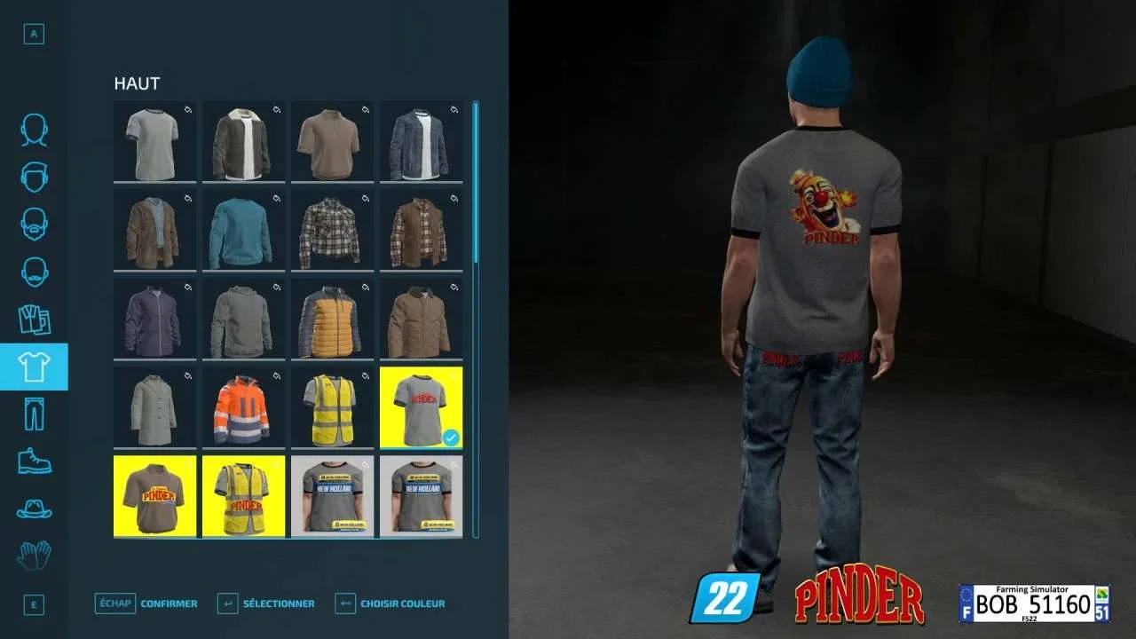 PINDER circus clothing v1.0 FS22