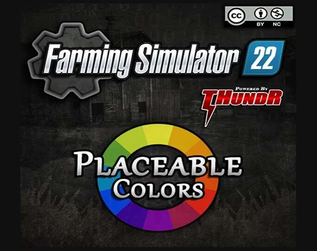 Placeable Colors v1.0.0.1 FS22 FS22 Mod Free Download