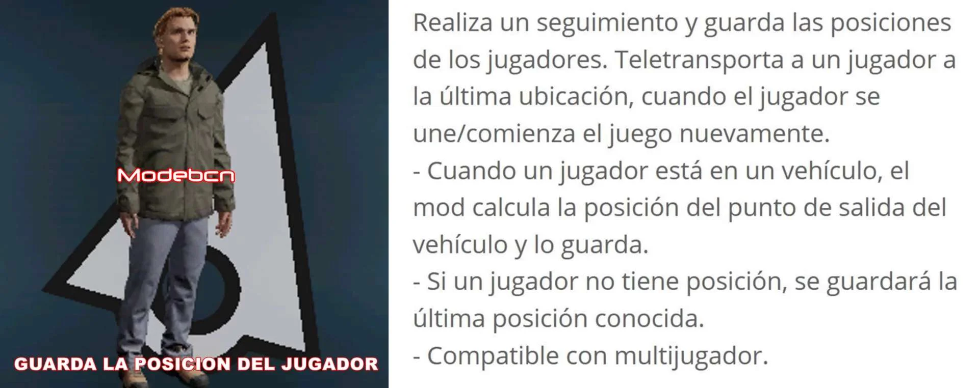Player Position Saver ESPANOL v1.0 FS22 FS22 Mod Free Download
