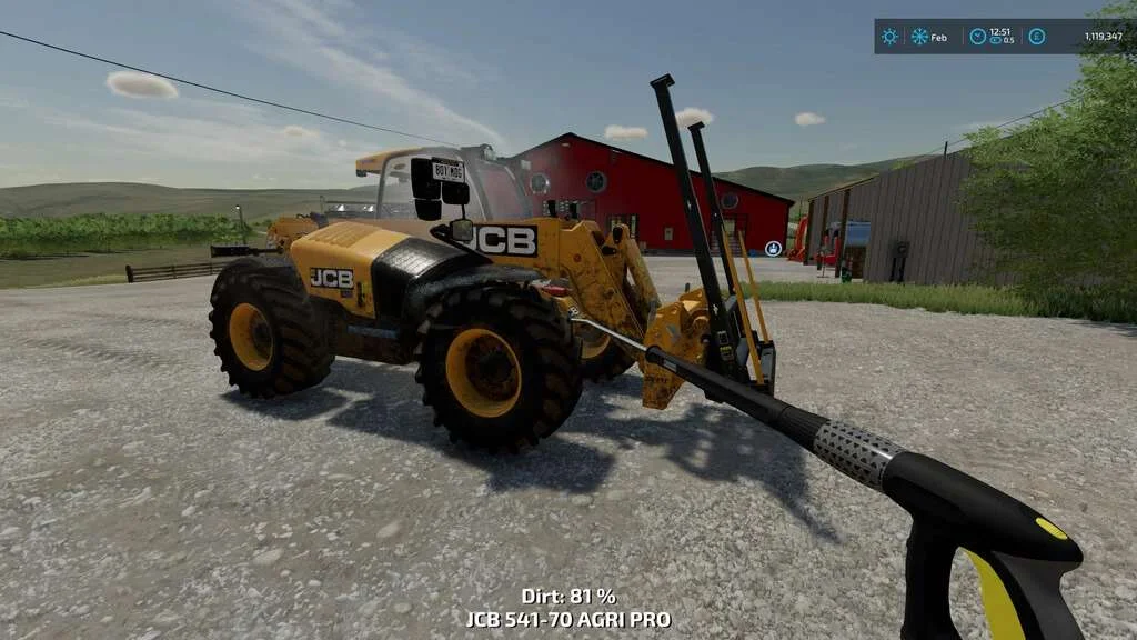 Pressure Washer HUD v1.0 FS22 FS22 Mod Free Download