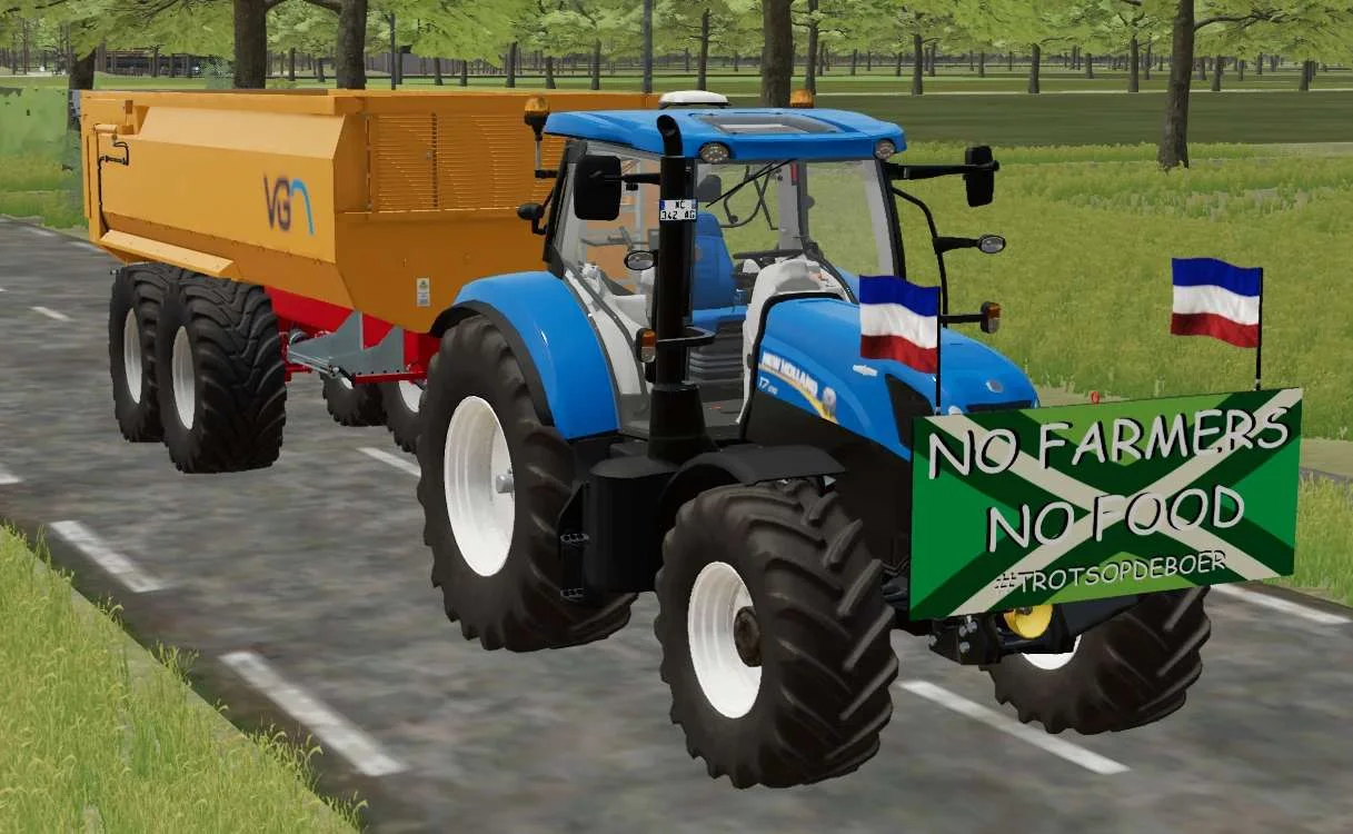Protesteer Bord Boeren v1.0 FS22 FS22 Mod Free Download