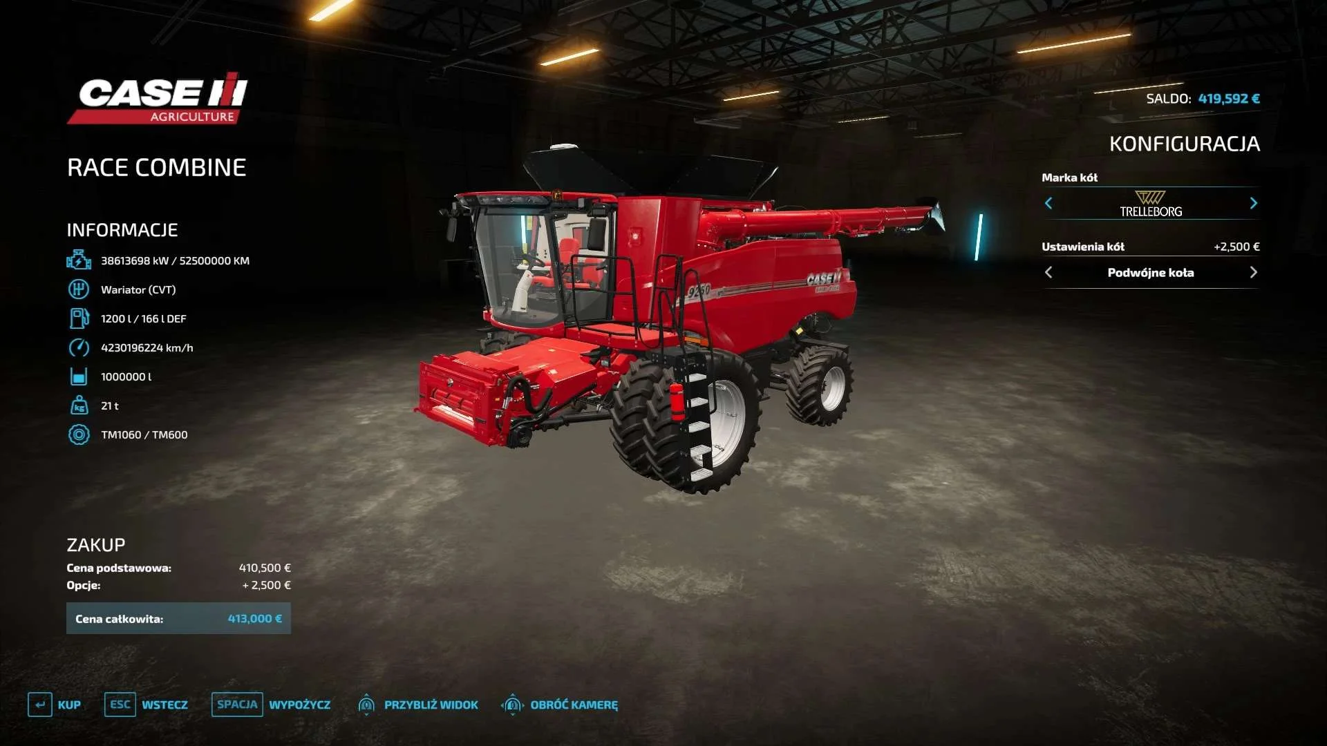 Race COMBINE v1.1 FS22 FS22 Mod Free Download