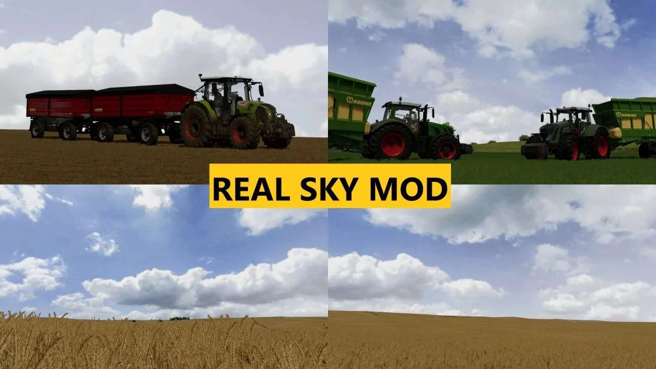 Real Sky v1.0.1 FS22 FS22 Mod Free Download