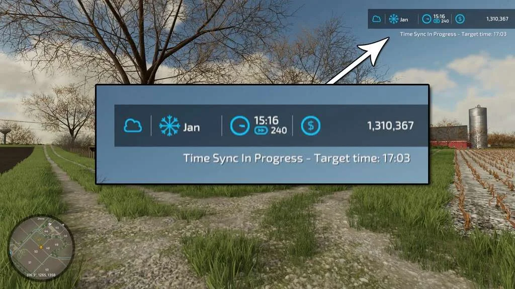 Real Time Sync v1.0 FS22 FS22 Mod Free Download