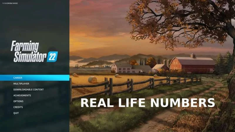 RealLifeNumbers v1.0.0.7 FS22 FS22 Mod Free Download
