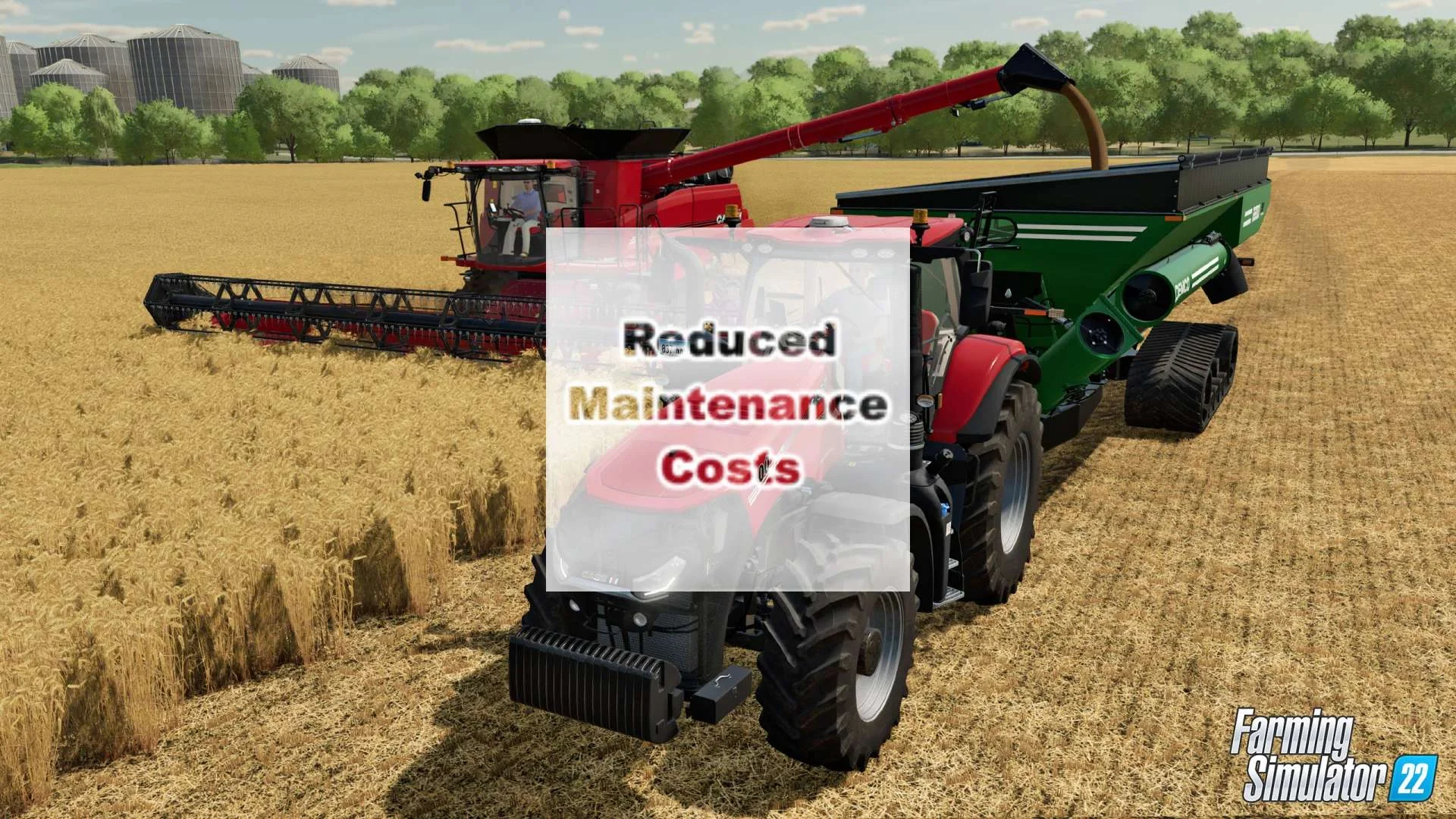 Reduced maintenance costs v1.0 FS22 FS22 Mod Free Download