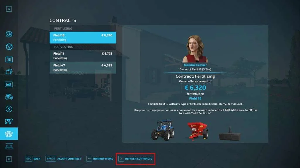 Refresh Contracts v1.0.0.1 FS22 FS22 Mod Free Download