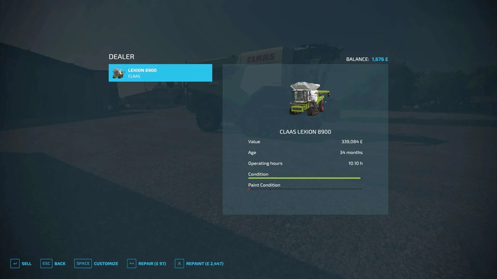 Repaint cost reduction v1.2.1.10 FS22 FS22 Mod Free Download