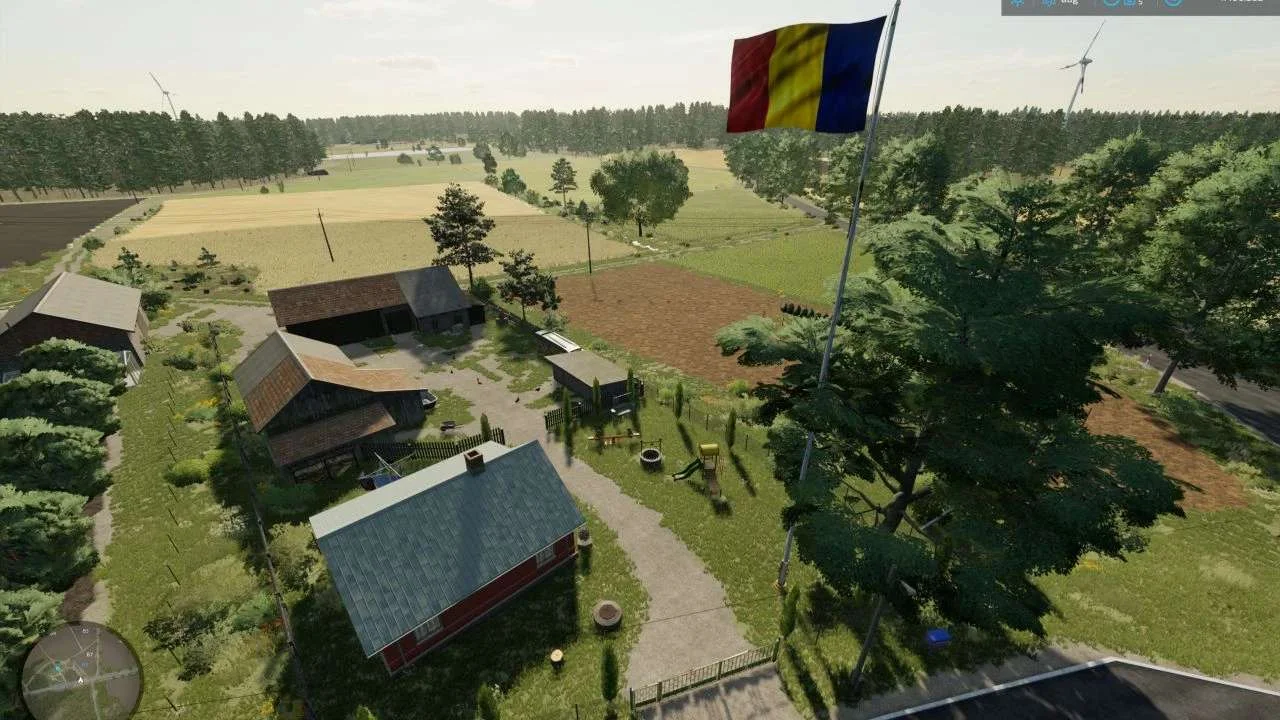 Romanian Flag v1.0 FS22 FS22 Mod Free Download