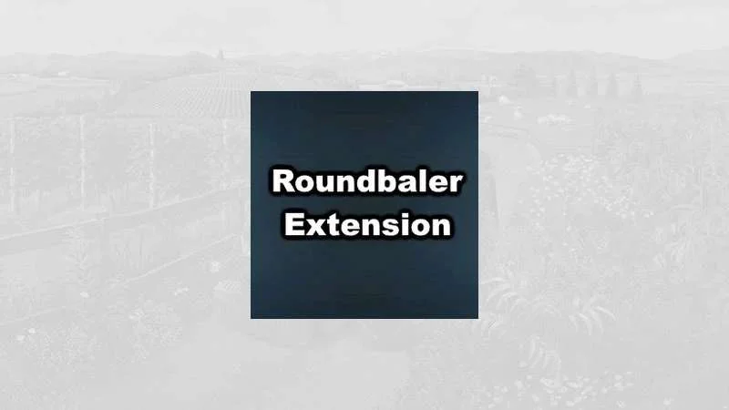 Round Baler Extension v2.0.1 FS22 FS22 Mod Free Download